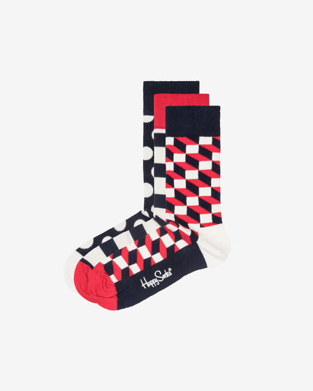 Happy Socks Stripe 3 Paar Socken